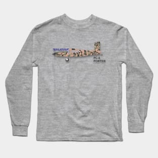 Pilatus PC6 Porter Long Sleeve T-Shirt